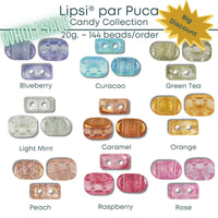 WHOLESALE Lipsi par Puca, 20g., Candy Collection, 9 Colors - The Argus Collection