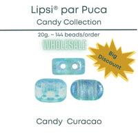 WHOLESALE Lipsi par Puca, 20g., Candy Collection, 9 Colors - The Argus Collection