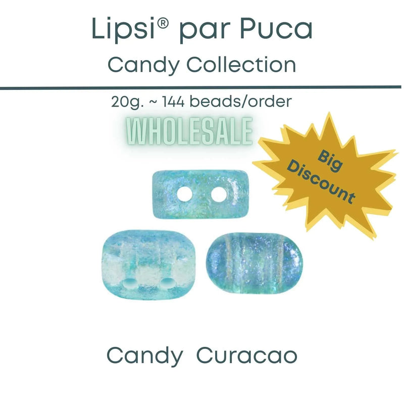 WHOLESALE Lipsi par Puca, 20g., Candy Collection, 9 Colors - The Argus Collection
