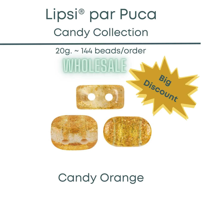 WHOLESALE Lipsi par Puca, 20g., Candy Collection, 9 Colors - The Argus Collection