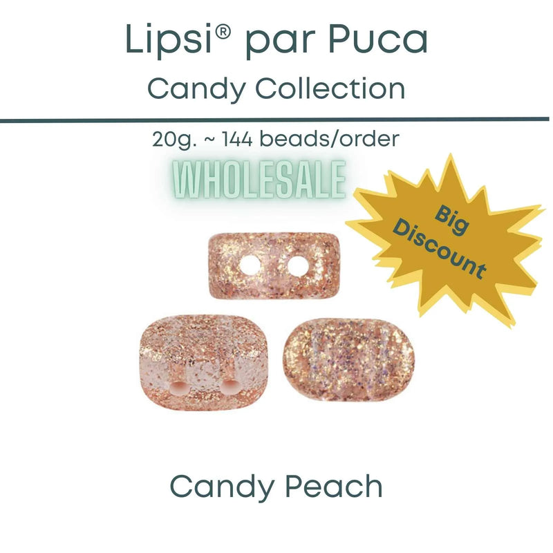 WHOLESALE Lipsi par Puca, 20g., Candy Collection, 9 Colors - The Argus Collection