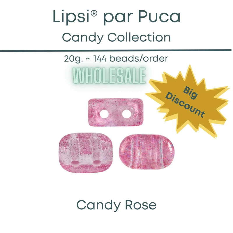 WHOLESALE Lipsi par Puca, 20g., Candy Collection, 9 Colors - The Argus Collection