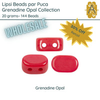 WHOLESALE, Lipsi par Puca, 20g, Grenadine Opal Collection, 8 Finishes