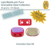 WHOLESALE, Lipsi par Puca, 20g, Grenadine Opal Collection, 8 Finishes