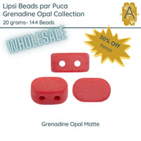 WHOLESALE, Lipsi par Puca, 20g, Grenadine Opal Collection, 8 Finishes