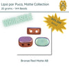 22NOV24-WHOLESALE, Lipsi par Puca, 20g, New Matte Collection, 5 Colors