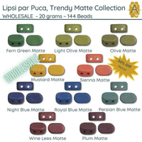 WHOLESALE, Lipsi par Puca, 20g, Trendy Matte Collection, 10 Colors - The Argus Collection