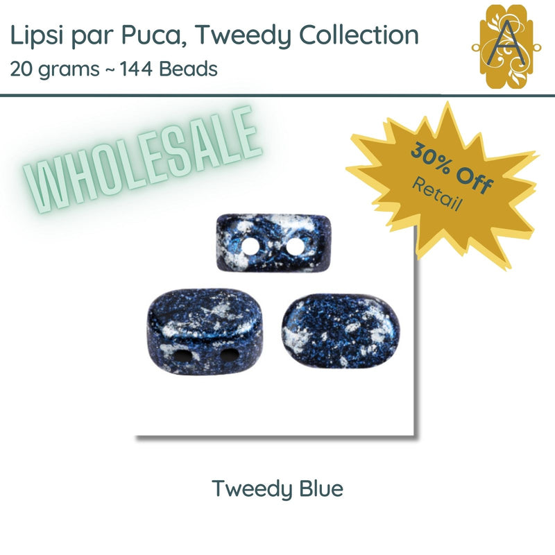 WHOLESALE, Lipsi par Puca, 20g, Tweedy Collection, 7 Colors - The Argus Collection