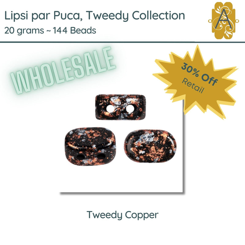 WHOLESALE, Lipsi par Puca, 20g, Tweedy Collection, 7 Colors