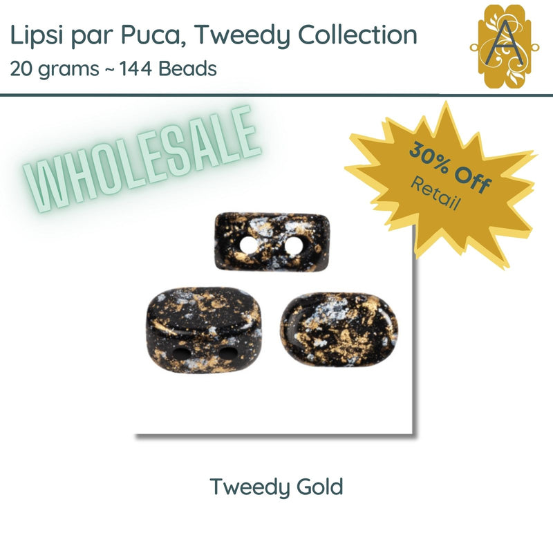 WHOLESALE, Lipsi par Puca, 20g, Tweedy Collection, 7 Colors - The Argus Collection