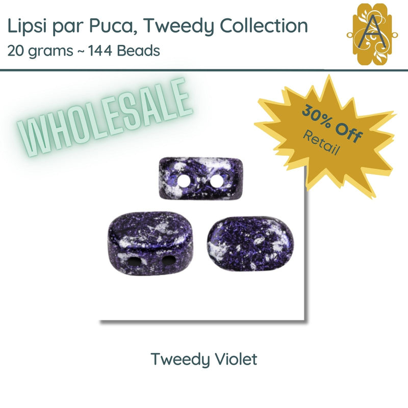 WHOLESALE, Lipsi par Puca, 20g, Tweedy Collection, 7 Colors - The Argus Collection