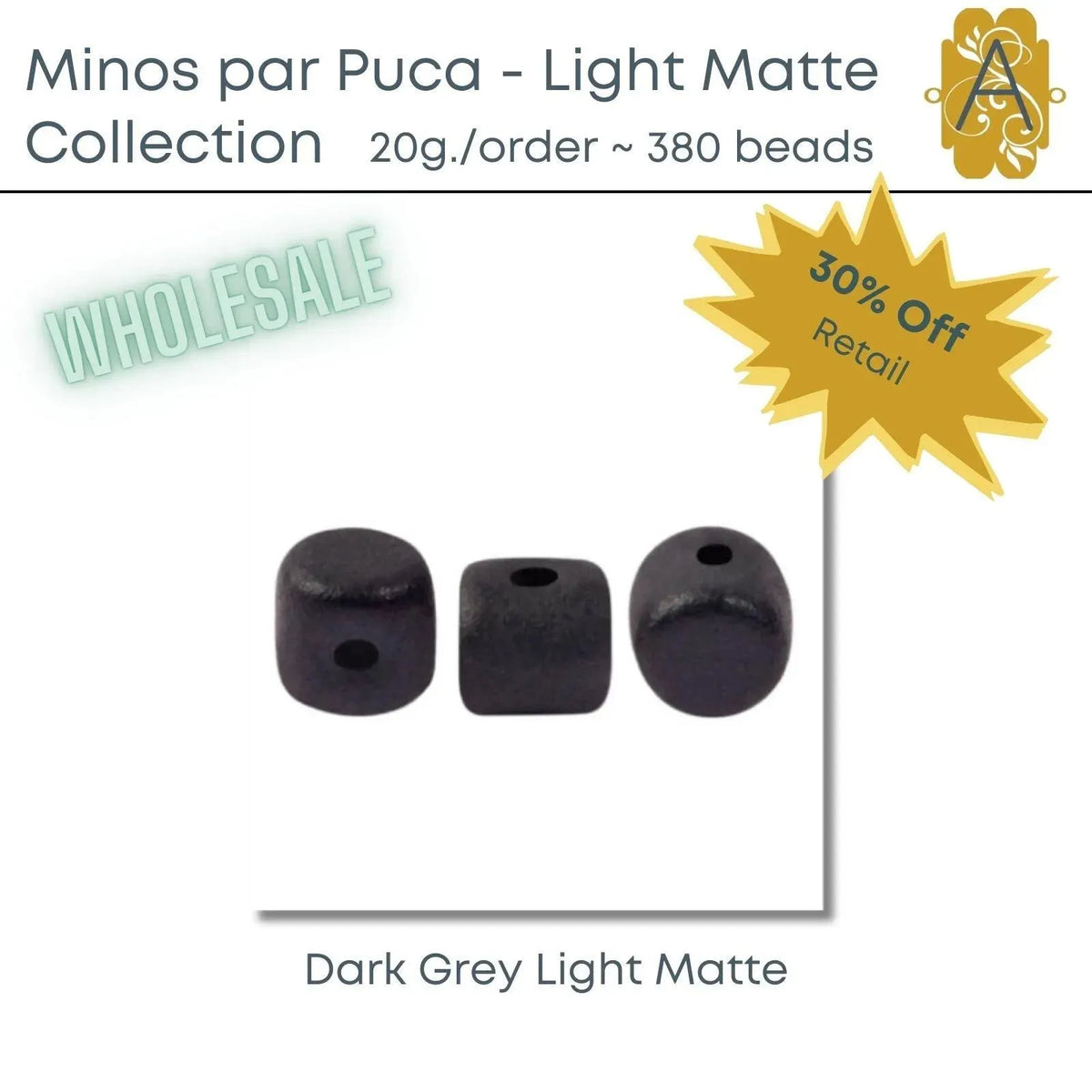 Wholesale, Minos par Puca, Light Matte Collection, 20 grams, 8 Colors - The Argus Collection