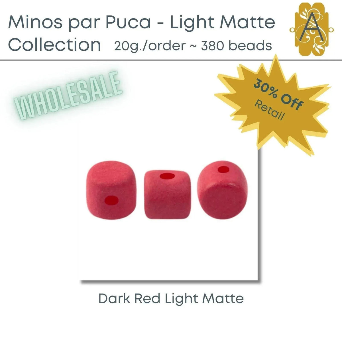 Wholesale, Minos par Puca, Light Matte Collection, 20 grams, 8 Colors - The Argus Collection