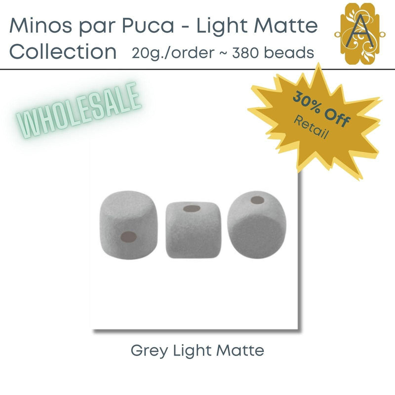 Wholesale, Minos par Puca, Light Matte Collection, 20 grams, 8 Colors - The Argus Collection