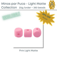 Wholesale, Minos par Puca, Light Matte Collection, 20 grams, 8 Colors - The Argus Collection