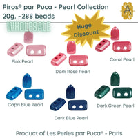 WHOLESALE, Piros par Puca, 20g, Pearl Collection, 6 Colors - The Argus Collection