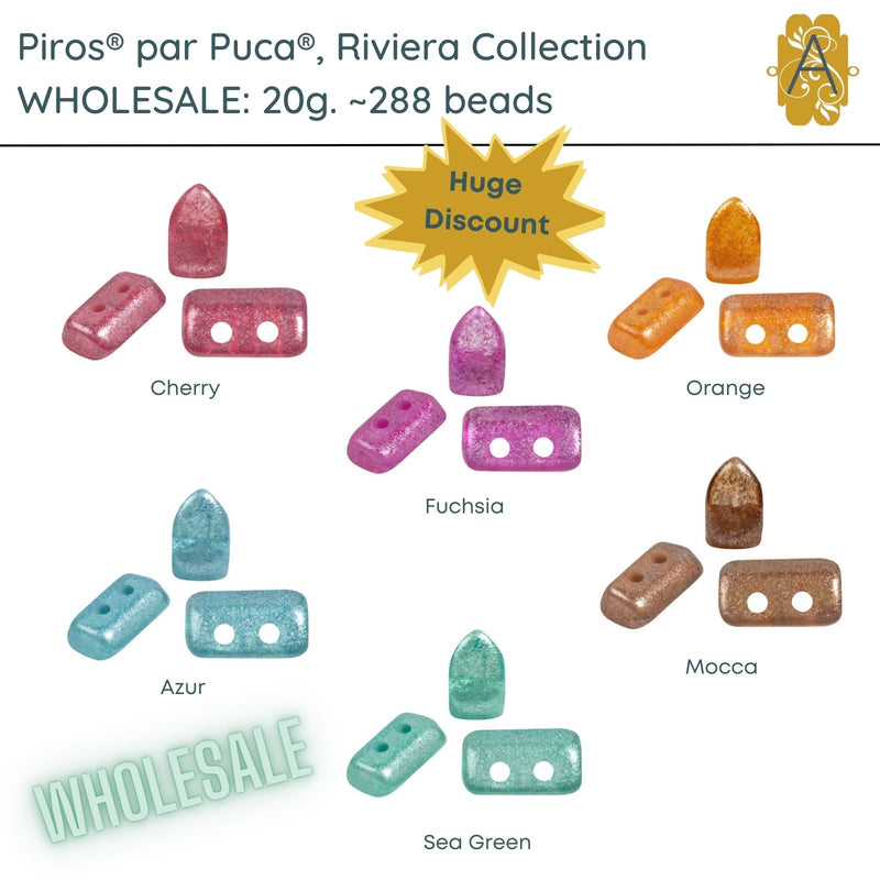 WHOLESALE Piros par Puca, 20g, Riviera Collection, 6 Colors - The Argus Collection