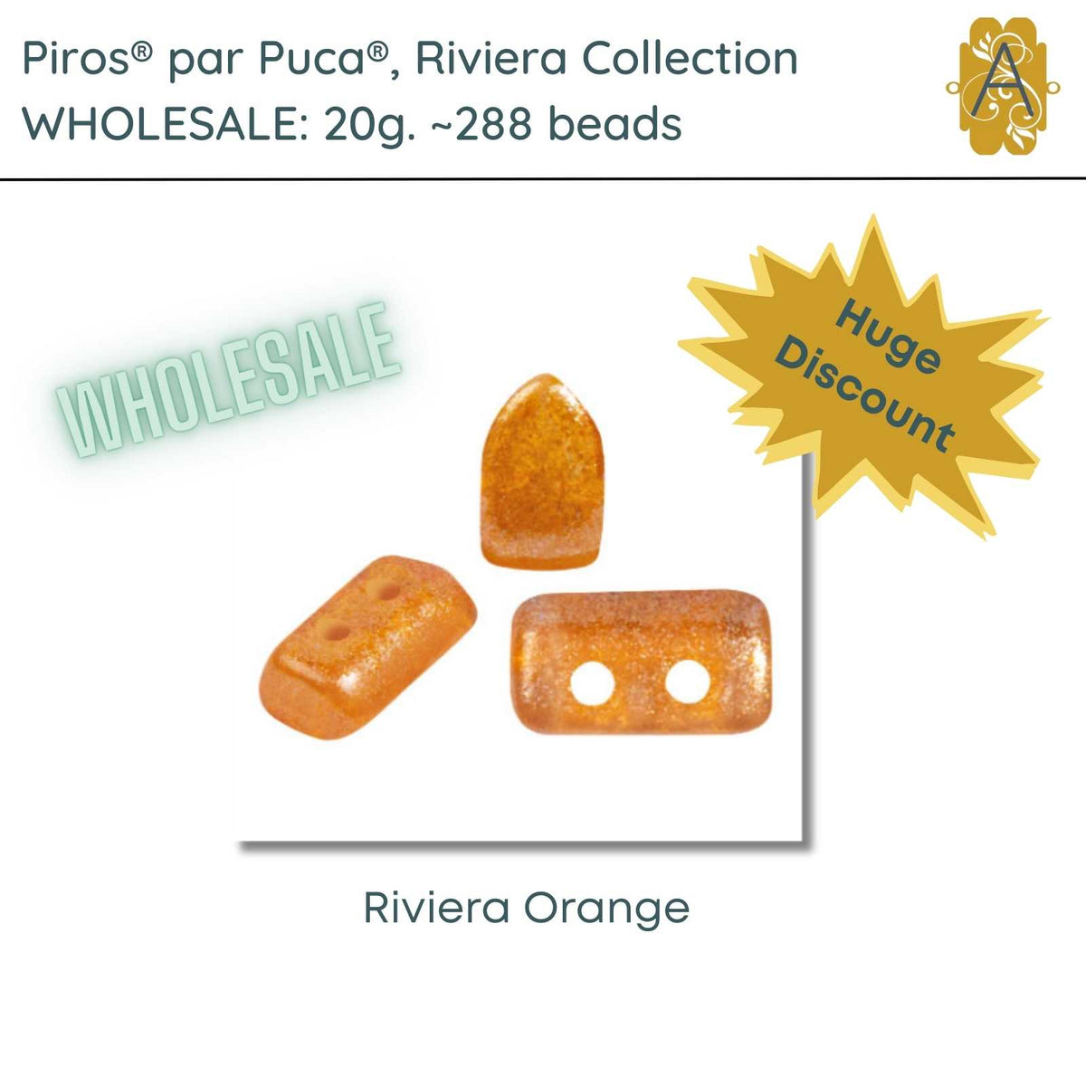 WHOLESALE Piros par Puca, 20g, Riviera Collection, 6 Colors - The Argus Collection