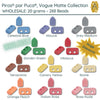 WHOLESALE Piros par Puca, 20g, Vogue Matte Collection, 11 Colors