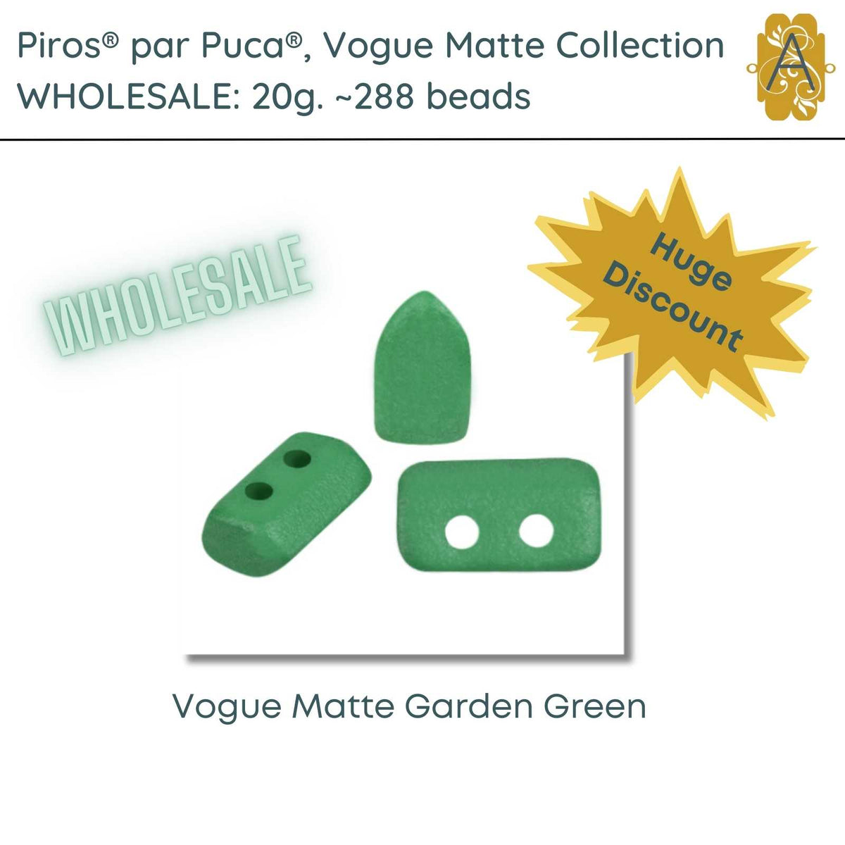 WHOLESALE Piros par Puca, 20g, Vogue Matte Collection, 11 Colors - The Argus Collection