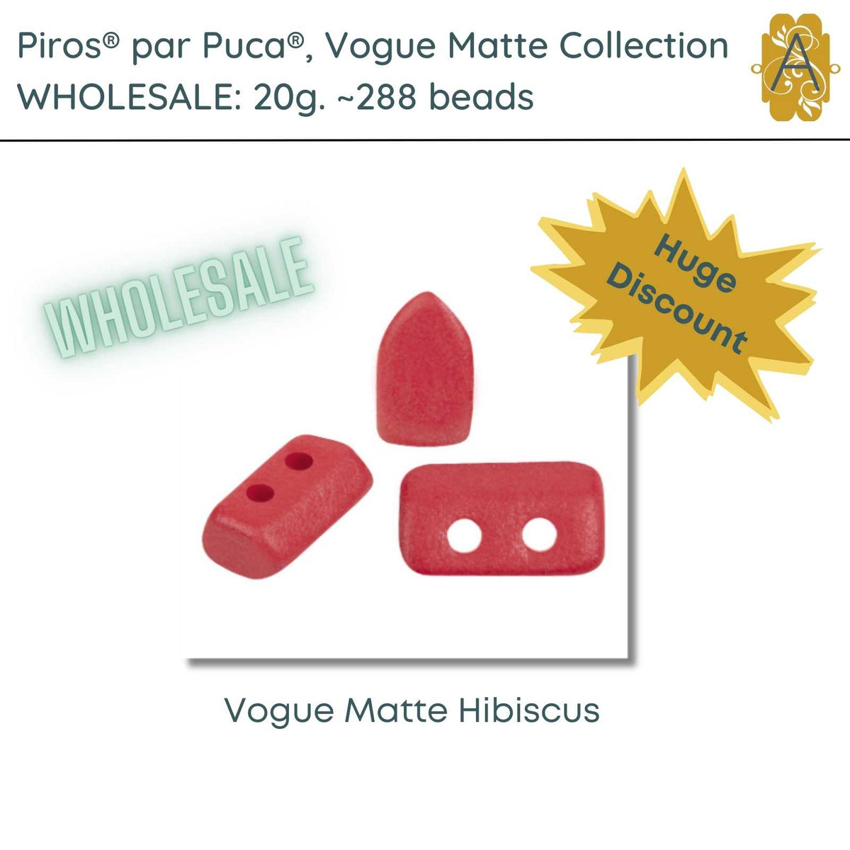 WHOLESALE Piros par Puca, 20g, Vogue Matte Collection, 11 Colors - The Argus Collection