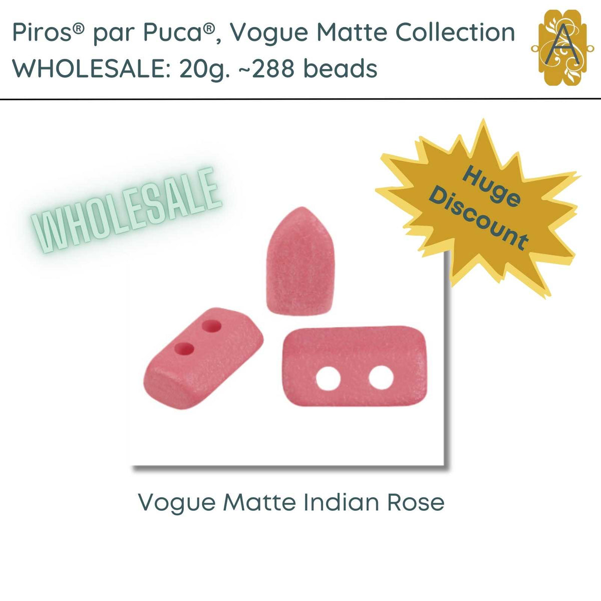 WHOLESALE Piros par Puca, 20g, Vogue Matte Collection, 11 Colors - The Argus Collection