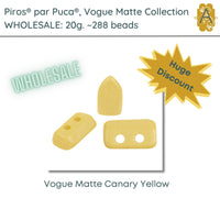 WHOLESALE Piros par Puca, 20g, Vogue Matte Collection, 11 Colors