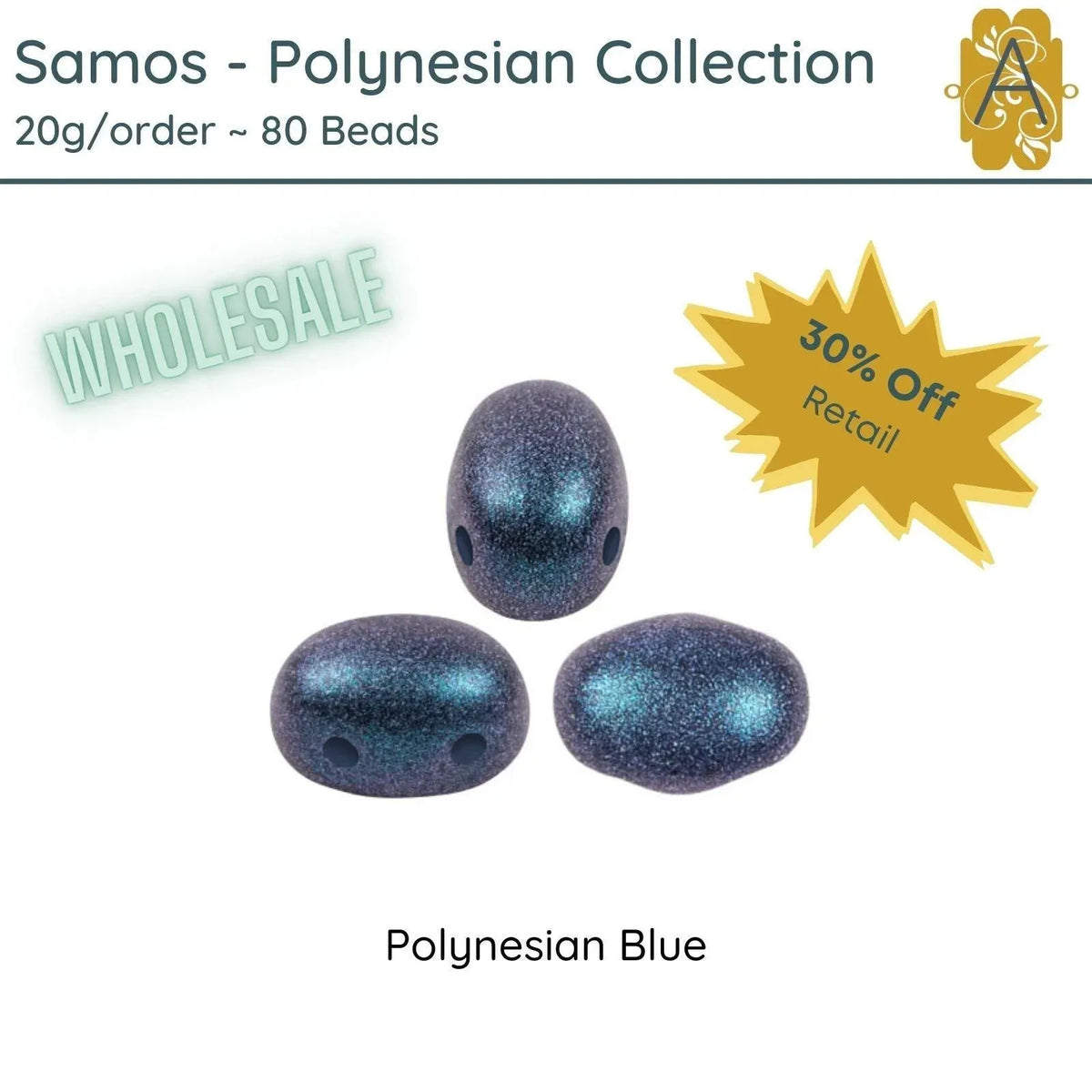 WHOLESALE! Samos par Puca, Polynesian Collection, 7 colors - The Argus Collection