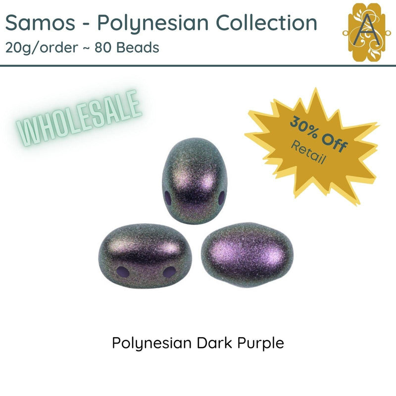 WHOLESALE! Samos par Puca, Polynesian Collection, 7 colors - The Argus Collection