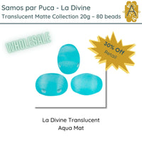 WHOLESALE! Samos par Puca, 20g., La Divine Translucent Matte Collection, 8 colors - The Argus Collection