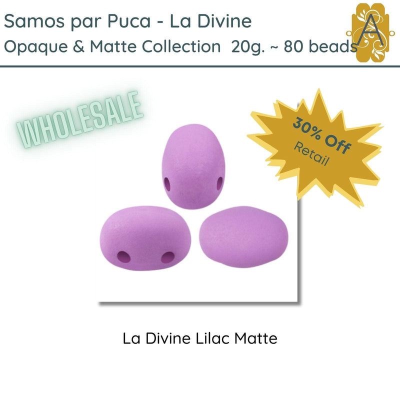 Wholesale, Samos par Puca, La Divine Opaque & Matte Collection, 20g., 10 colors - The Argus Collection