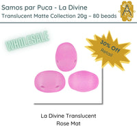 WHOLESALE! Samos par Puca, 20g., La Divine Translucent Matte Collection, 8 colors - The Argus Collection