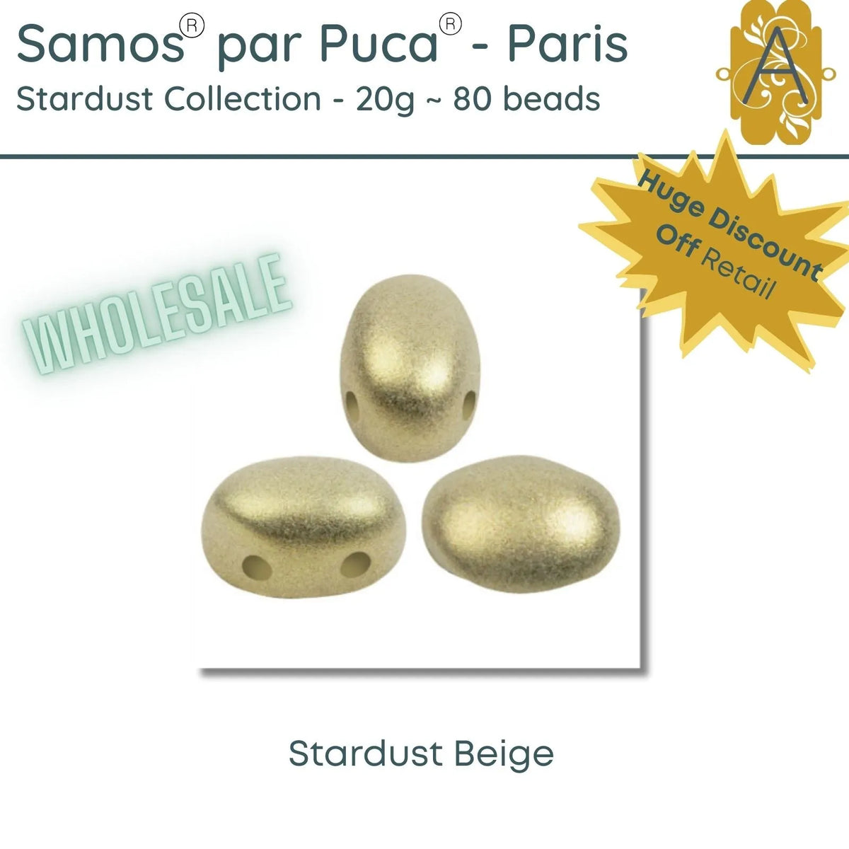 WHOLESALE Samos par Puca®, 20g, Stardust Collection, 4 colors - The Argus Collection