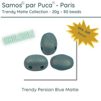 WHOLESALE, Samos par Puca, 20g., Trendy Matte Collection, 10 colors - The Argus Collection