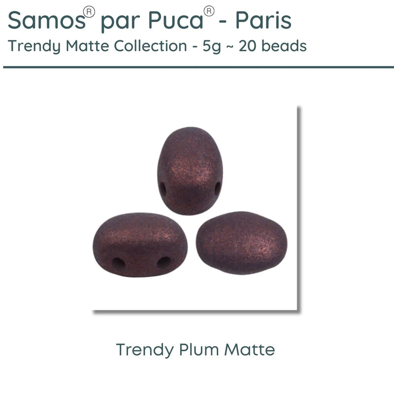 Samos par Puca, Trendy Matte Collection, 5g. 10 colors - The Argus Collection