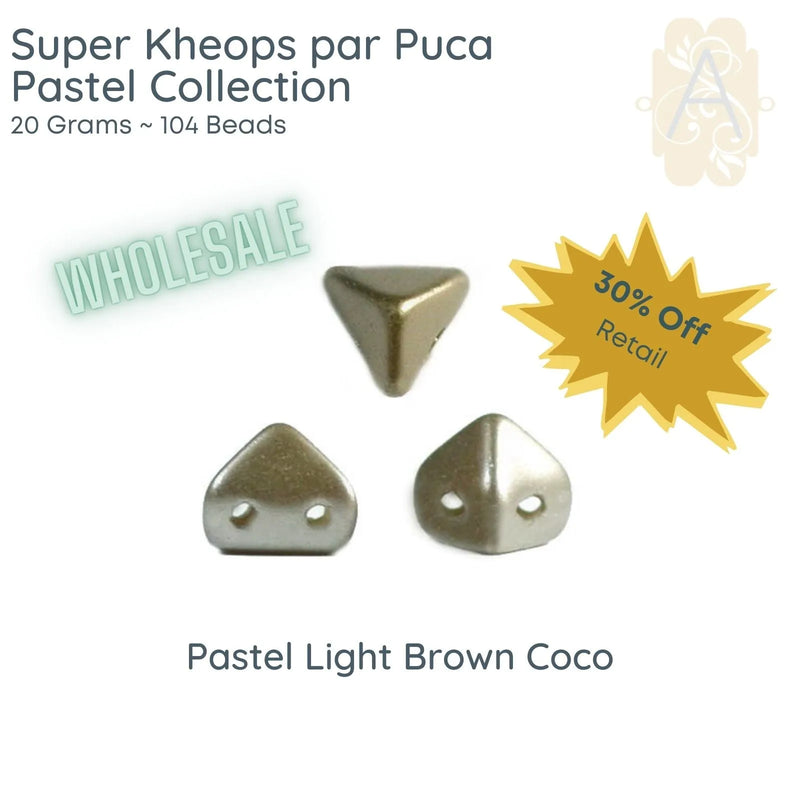 Wholesale! Super Kheops par Puca, 20g, Pastel Light Brown Coco - The Argus Collection