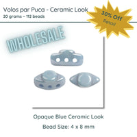 WHOLESALE, Volos par Puca, 20g, Ceramic Look Collection, 8 colors - The Argus Collection