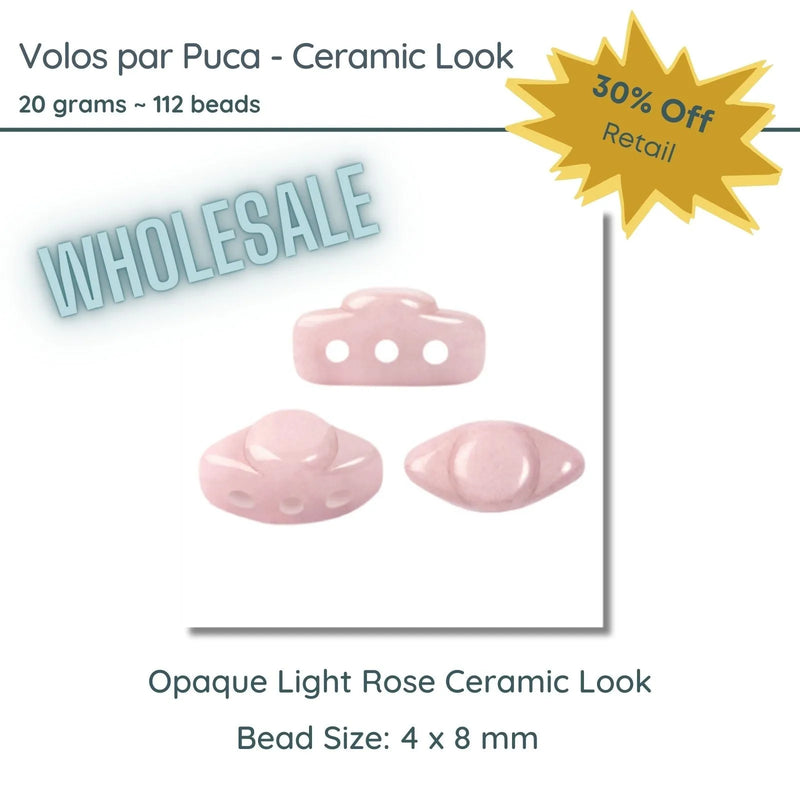 WHOLESALE, Volos par Puca, 20g, Ceramic Look Collection, 8 colors - The Argus Collection