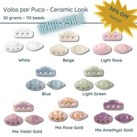 WHOLESALE, Volos par Puca, 20g, Ceramic Look Collection, 8 colors - The Argus Collection