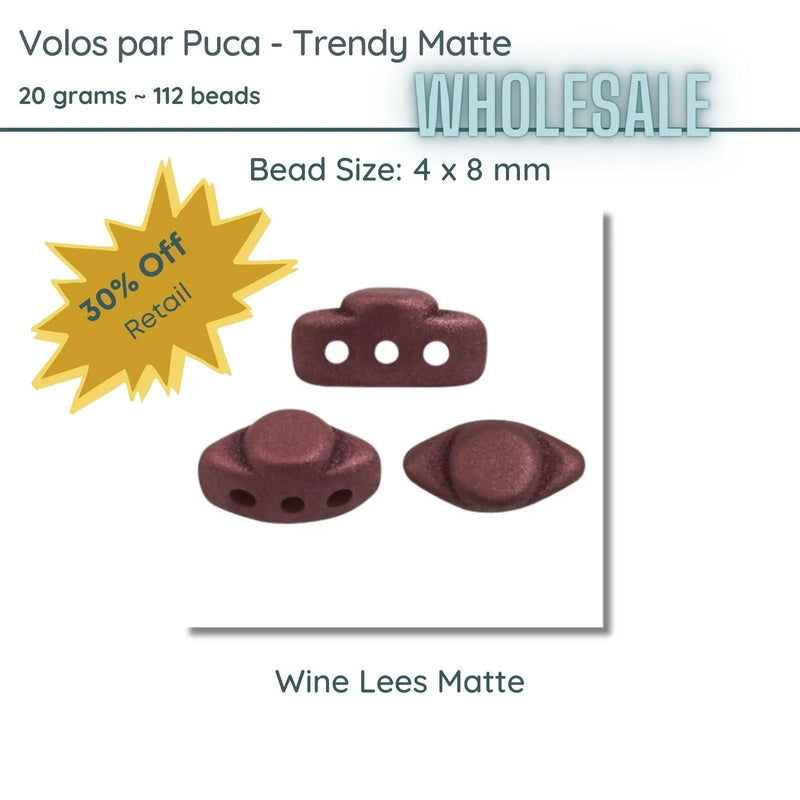 WHOLESALE, Volos par Puca, 20g, Trendy Matte Collection, 10 colors - The Argus Collection