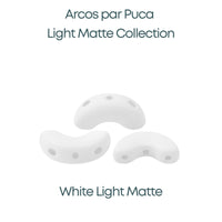 Arcos par Puca Beads, Light Matte Collection, 8 Colors
