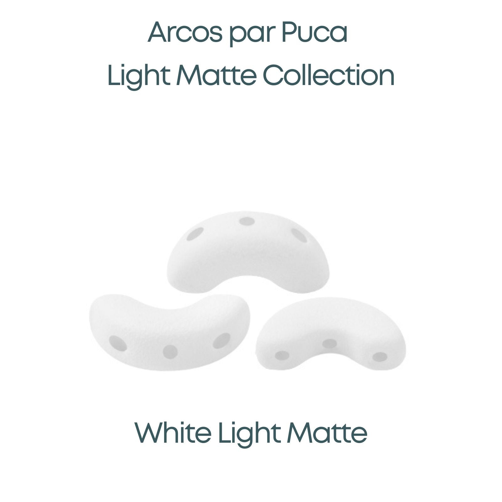 Arcos par Puca Beads, Light Matte Collection, 8 Colors