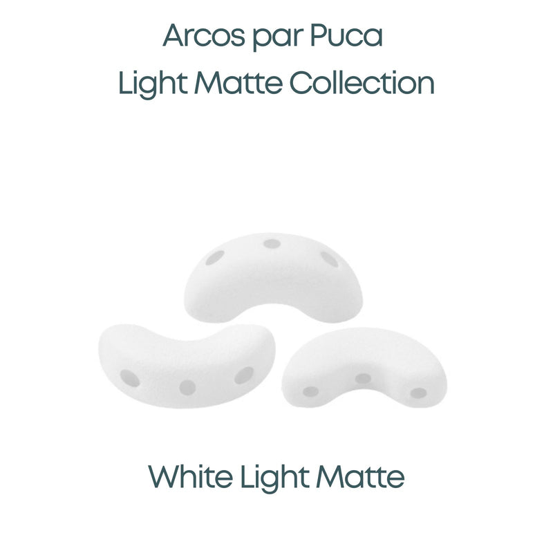 Arcos par Puca Beads, Light Matte Collection, 8 Colors