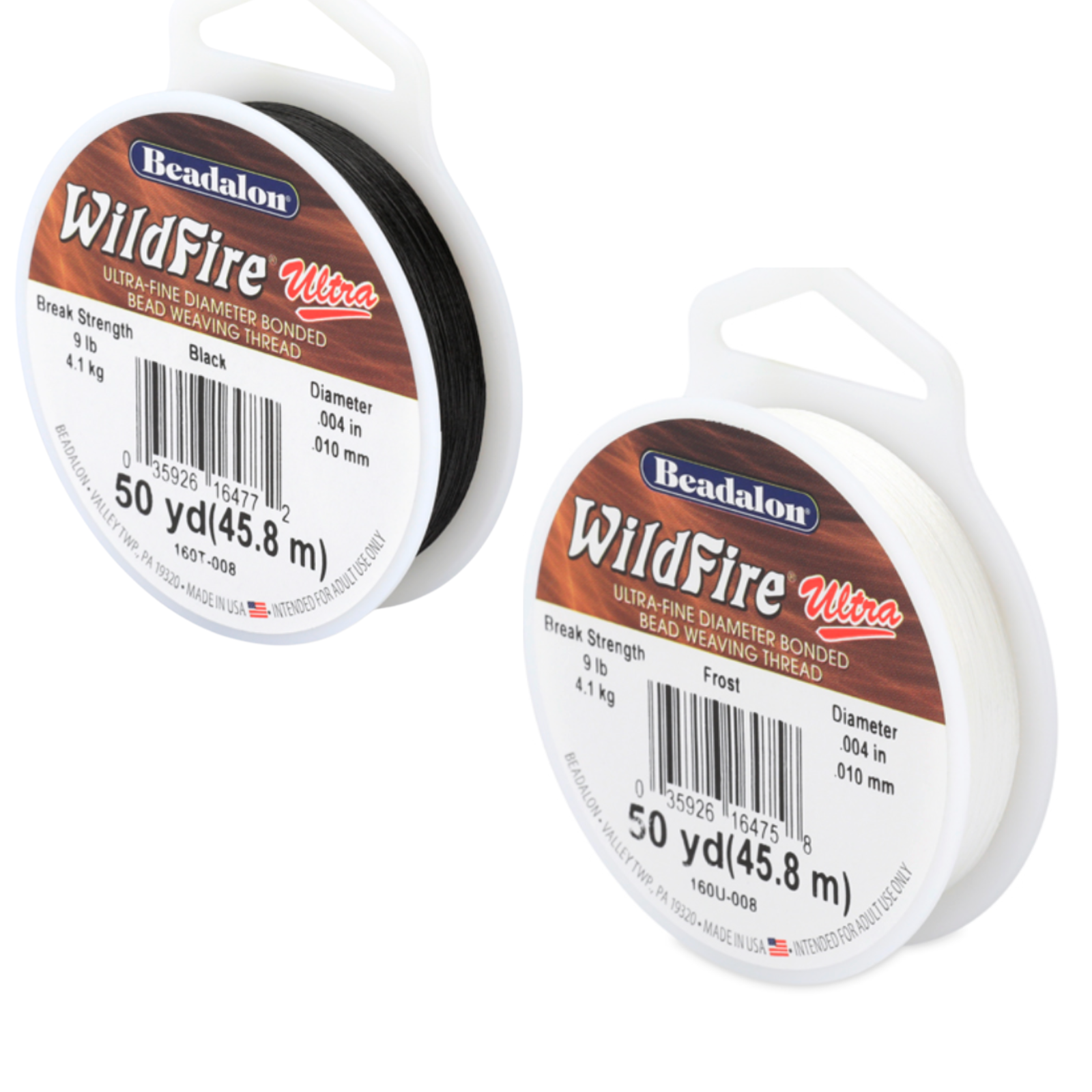 Wildfire Ultra Beading Thread, 50 yds. 0.10mm, 9 lb.