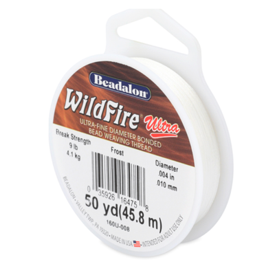 Wildfire Ultra Beading Thread, 50 yds. 0.10mm, 9 lb.