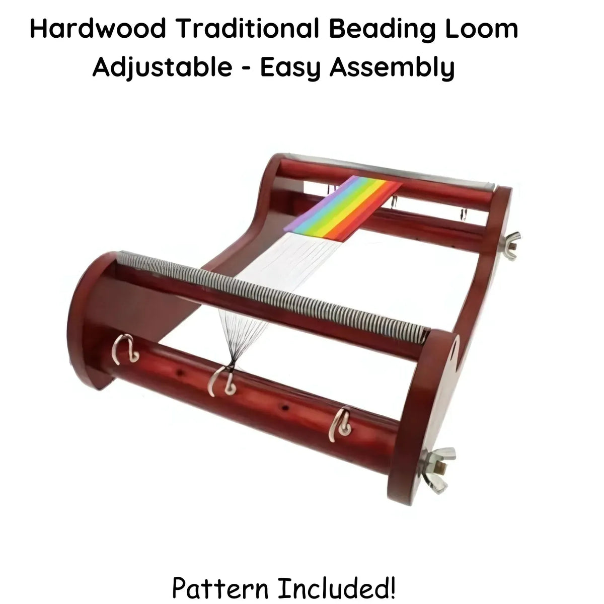 Traditional Beading Loom, Hardwood Construction, Japanese Inspired, 2 Sizes - The Argus Collection