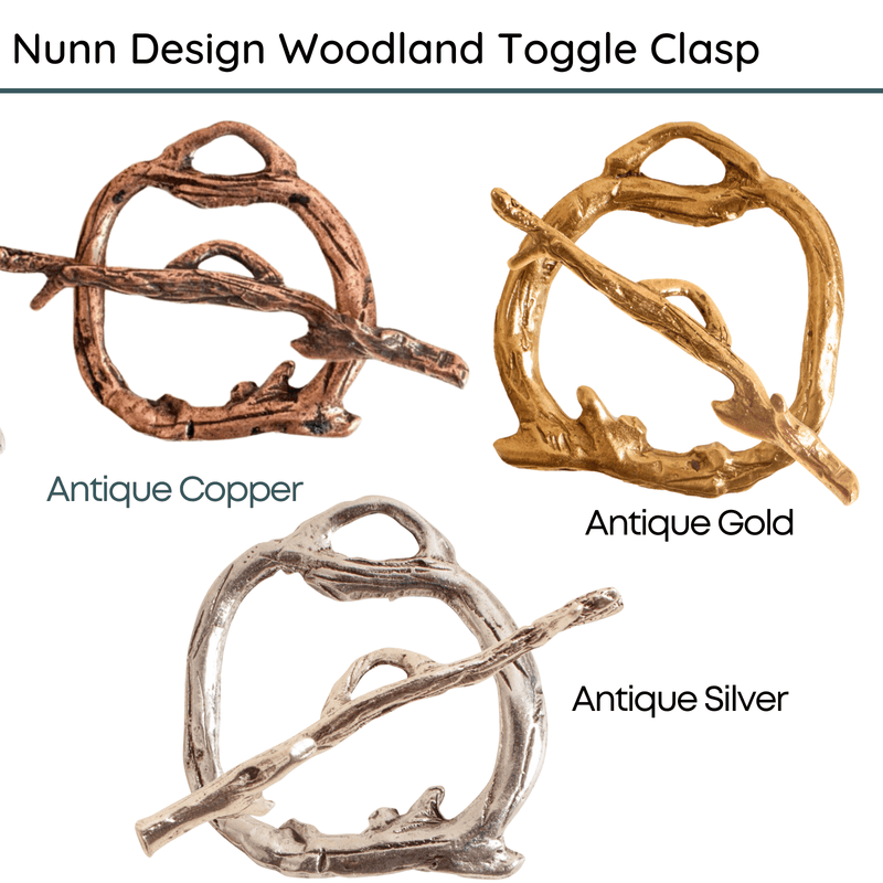 Woodland Toggle Clasp, Nunn Design, Large - The Argus Collection