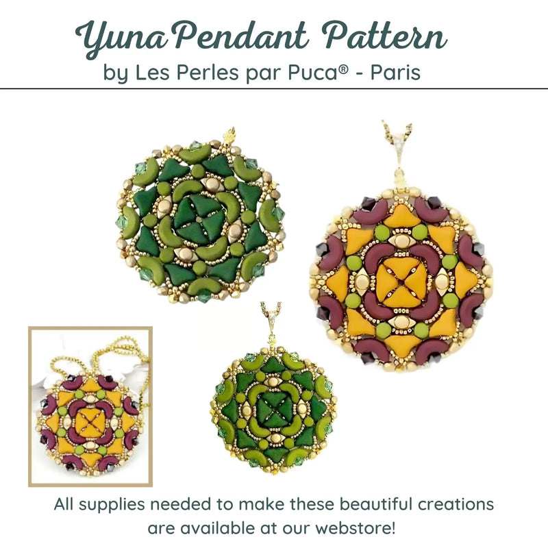 Yuna Pendant Pattern par Puca - The Argus Collection