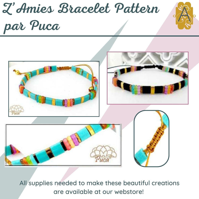 Z'Amies Bracelet Pattern Par Puca - The Argus Collection