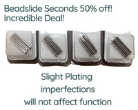 Beadslide Bonanza, Seconds with slight Plating Imperfections, 50% Off - The Argus Collection